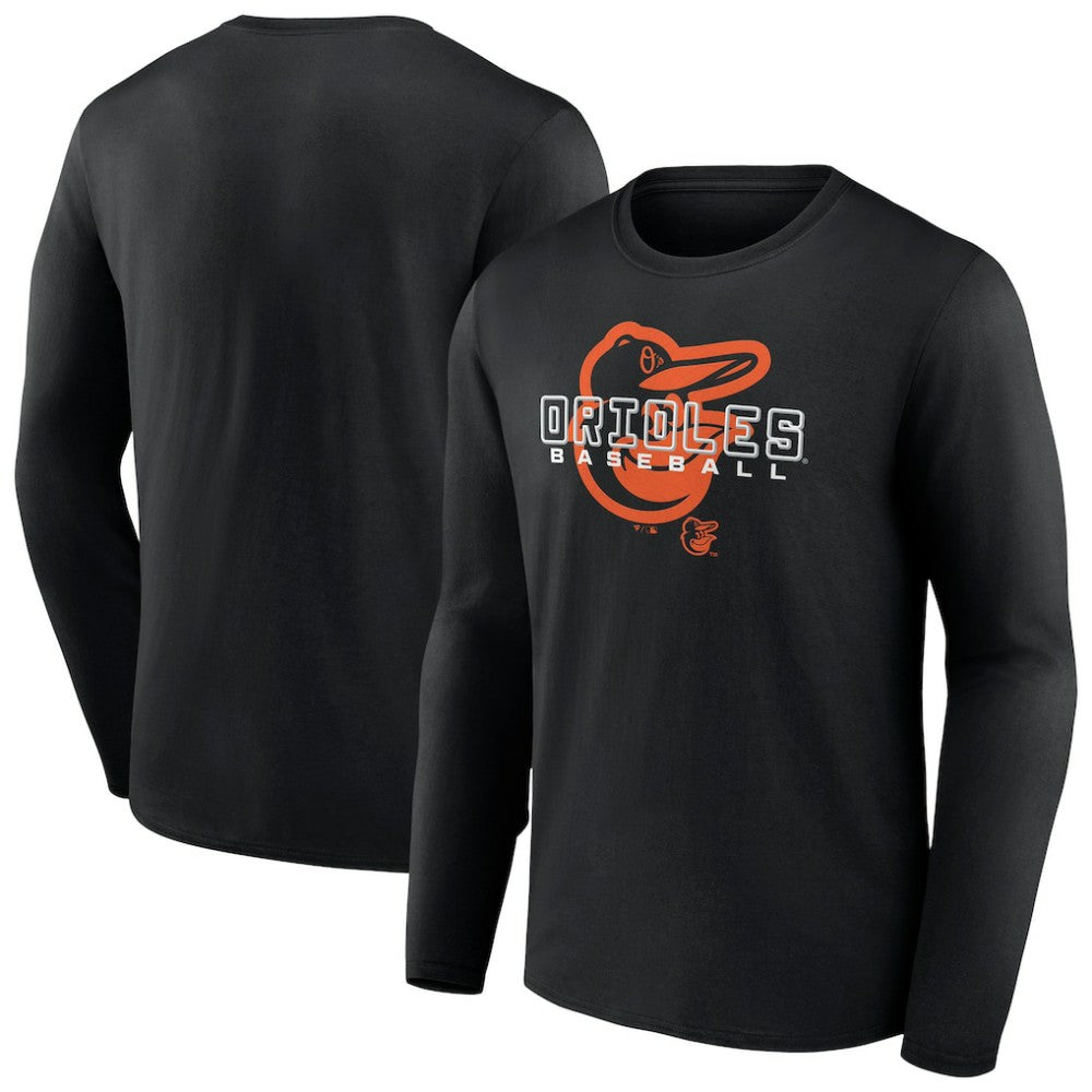 Black Baltimore Orioles Stellar Long Sleeve T-Shirt