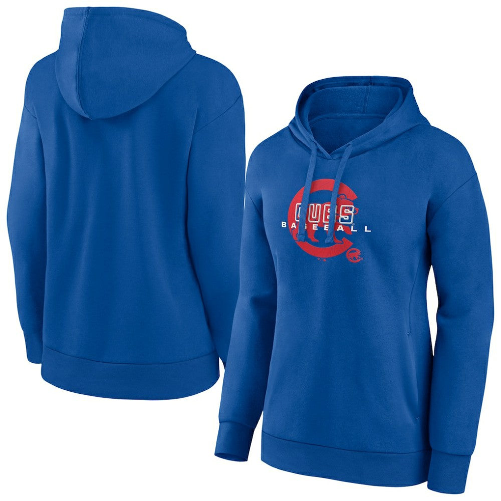 Royal Chicago Cubs Women's Stellar Pullover Hoodie