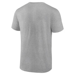 Heather Gray Chicago Cubs Evanston Stencil T-Shirt