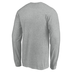 Gray Cincinnati Reds Evanston Stencil Long Sleeve T-Shirt