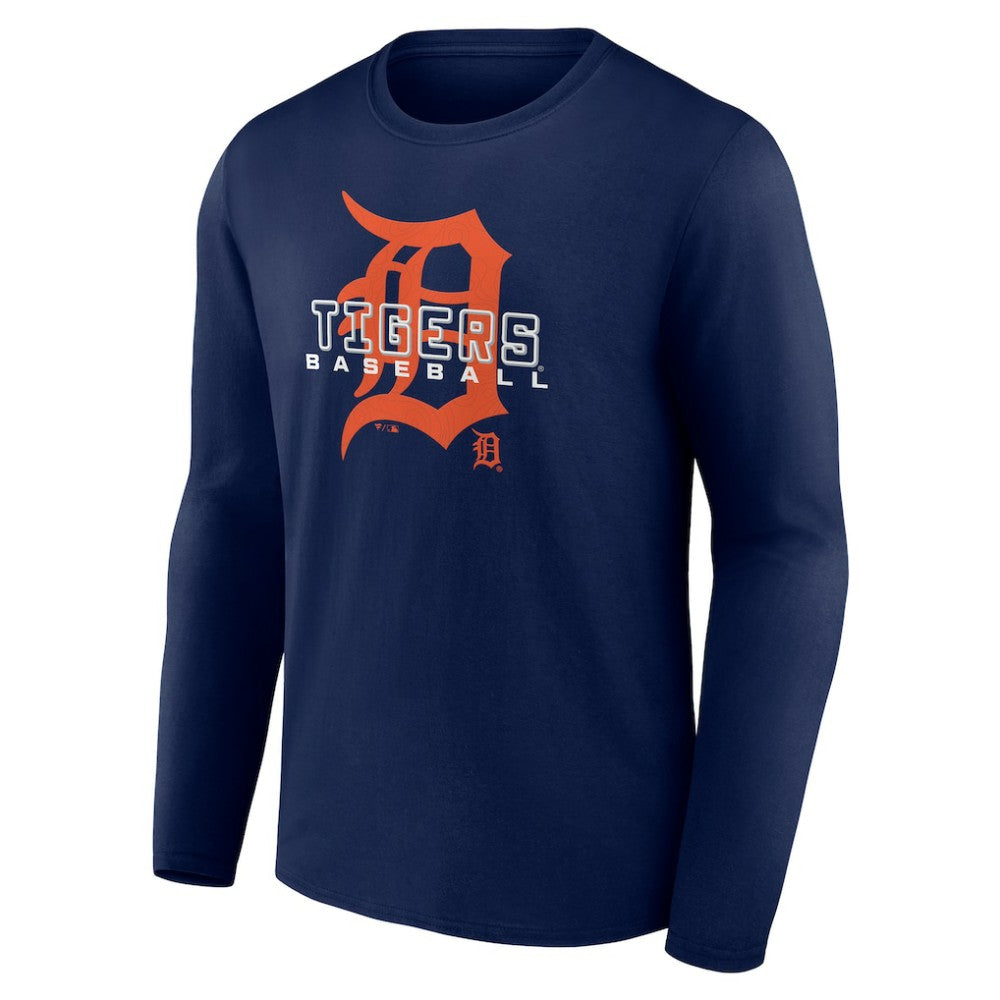 Navy Detroit Tigers Stellar Long Sleeve T-Shirt