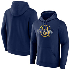 Navy Milwaukee Brewers Stellar Pullover Hoodie
