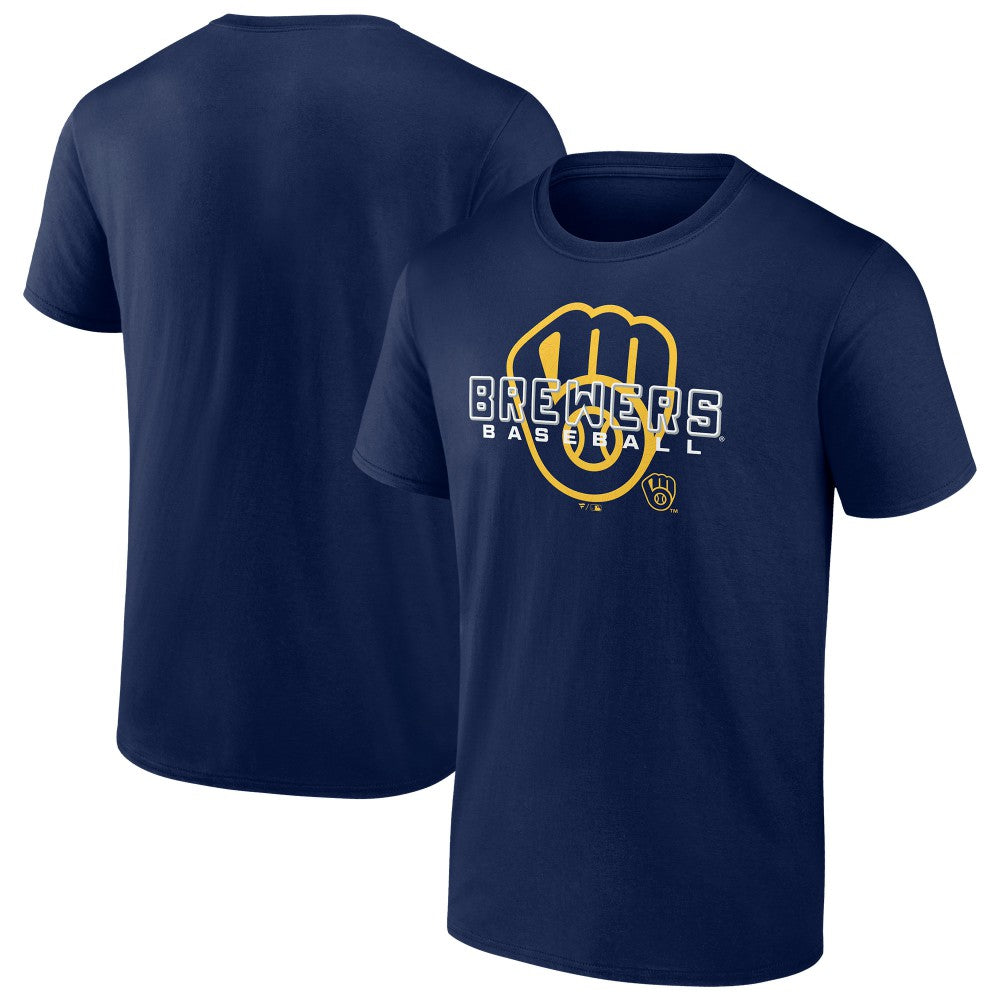Navy Milwaukee Brewers Stellar T-Shirt