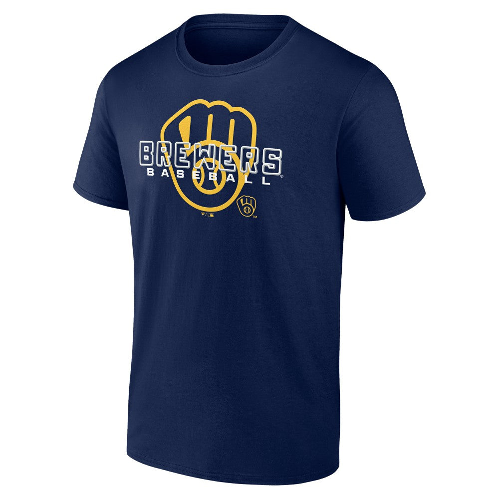 Navy Milwaukee Brewers Stellar T-Shirt