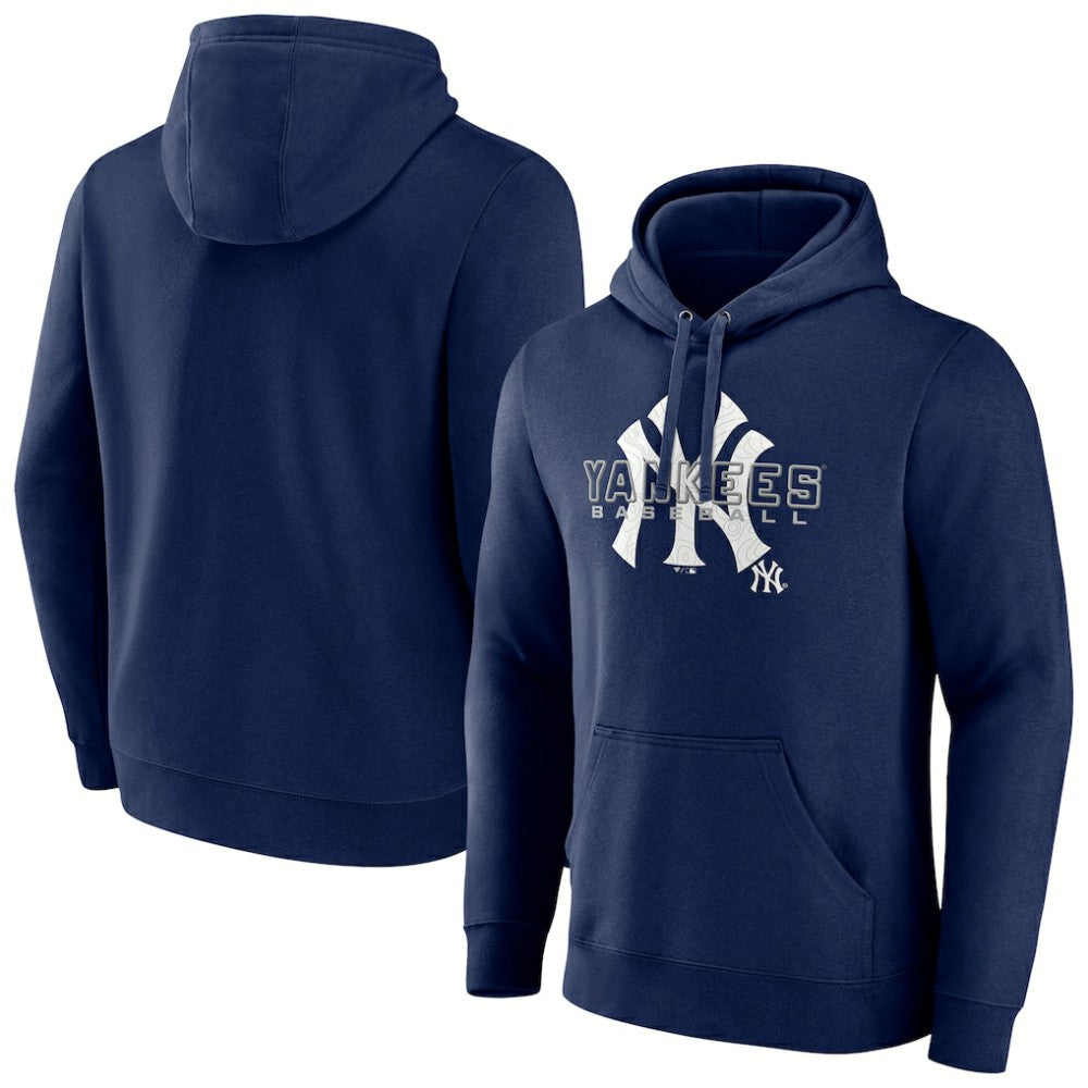 Navy New York Yankees Stellar Pullover Hoodie
