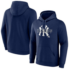 Navy New York Yankees Stellar Pullover Hoodie