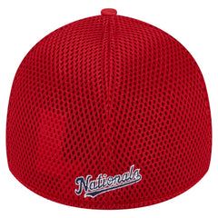 Red Washington Nationals New Era Subtle Camo 39THIRTY Flex Hat