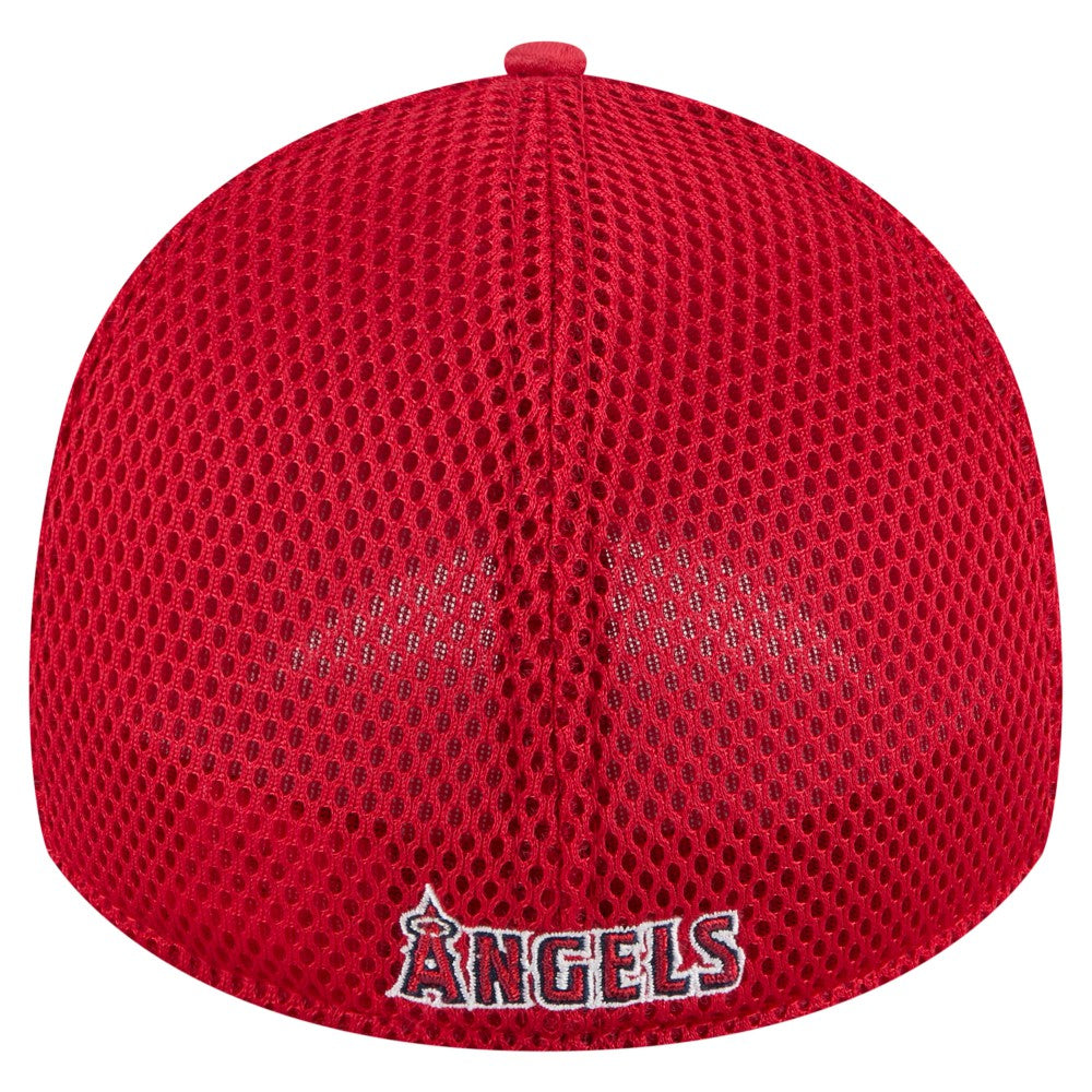 Red Los Angeles Angels New Era Subtle Camo 39THIRTY Flex Hat