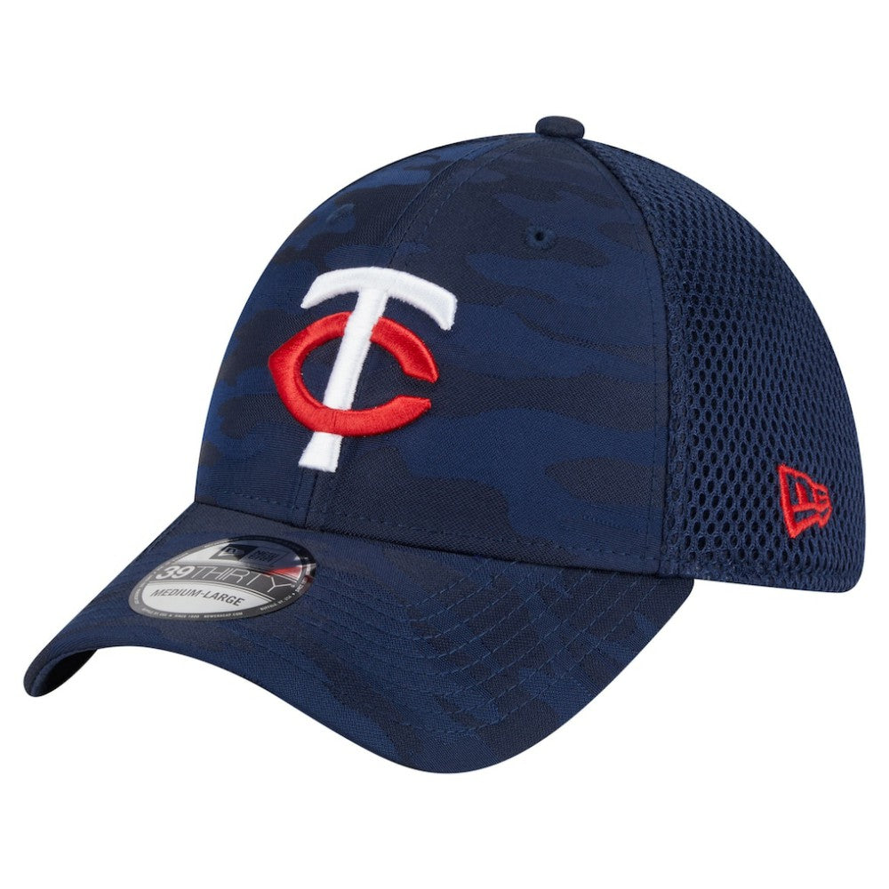 Navy Minnesota Twins New Era Subtle Camo 39THIRTY Flex Hat