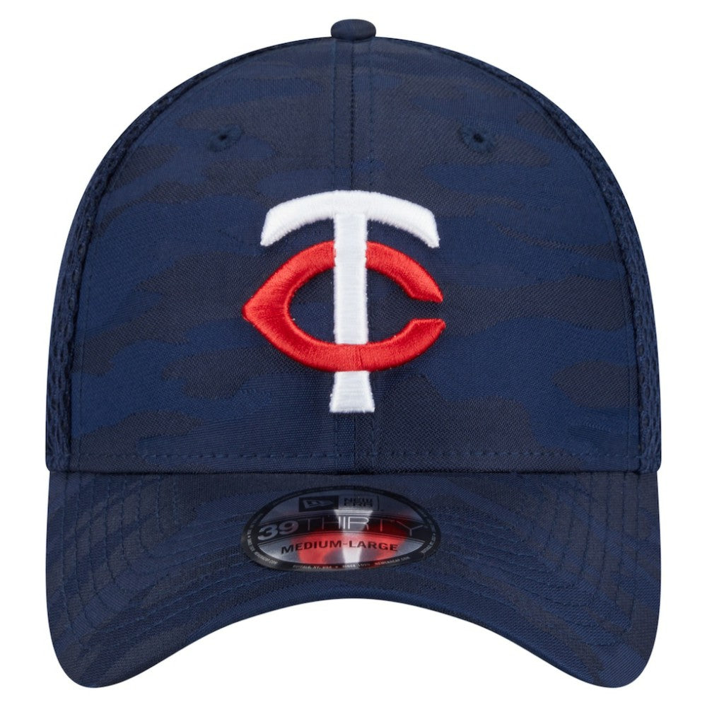Navy Minnesota Twins New Era Subtle Camo 39THIRTY Flex Hat