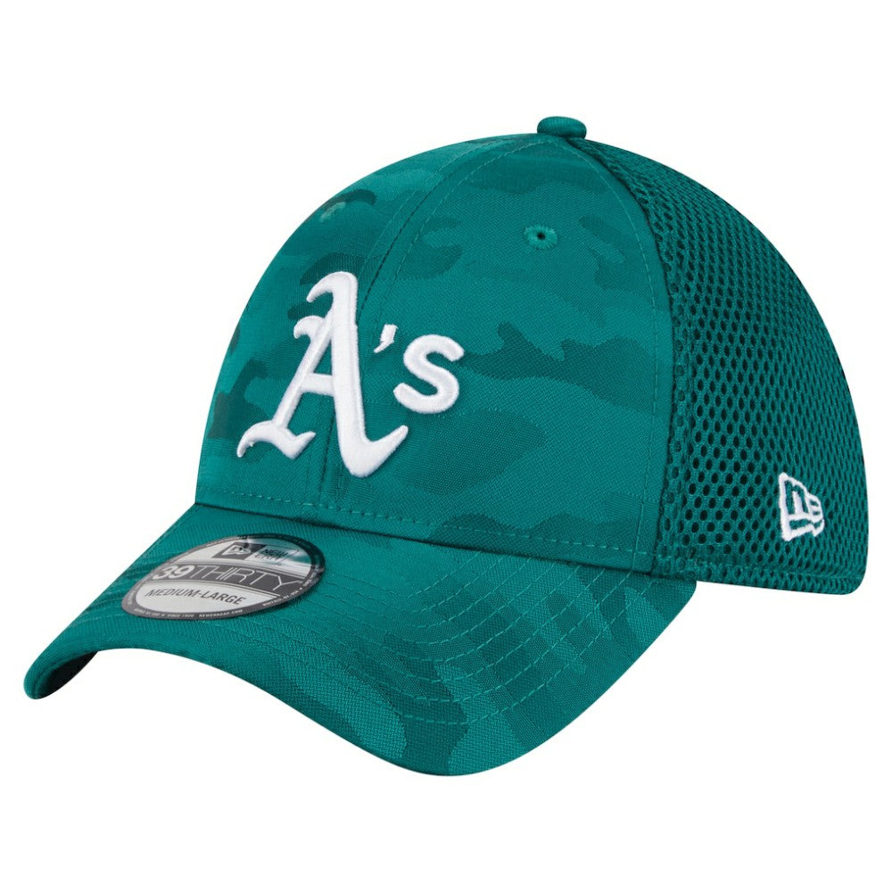 Green Athletics New Era Subtle Camo 39THIRTY Flex Hat