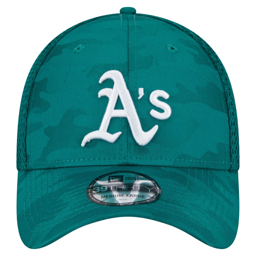 Green Athletics New Era Subtle Camo 39THIRTY Flex Hat