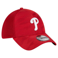 Red Philadelphia Phillies New Era Subtle Camo 39THIRTY Flex Hat