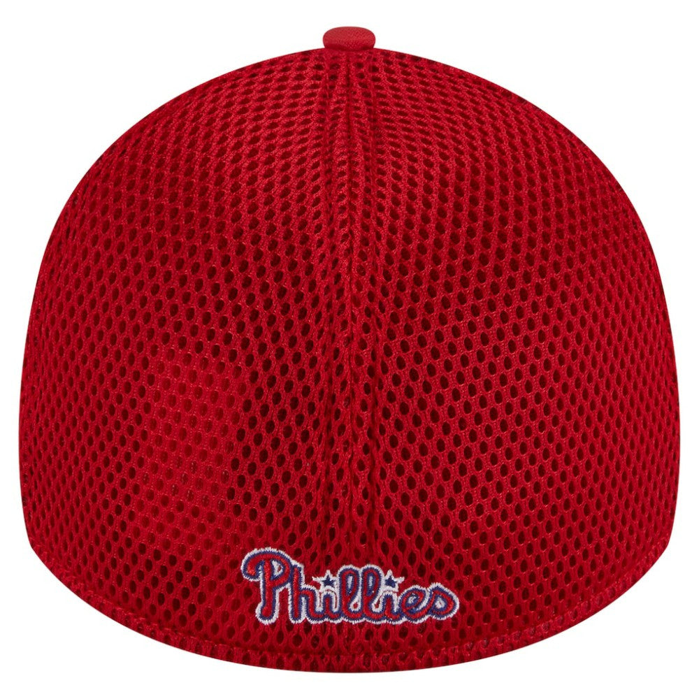 Red Philadelphia Phillies New Era Subtle Camo 39THIRTY Flex Hat