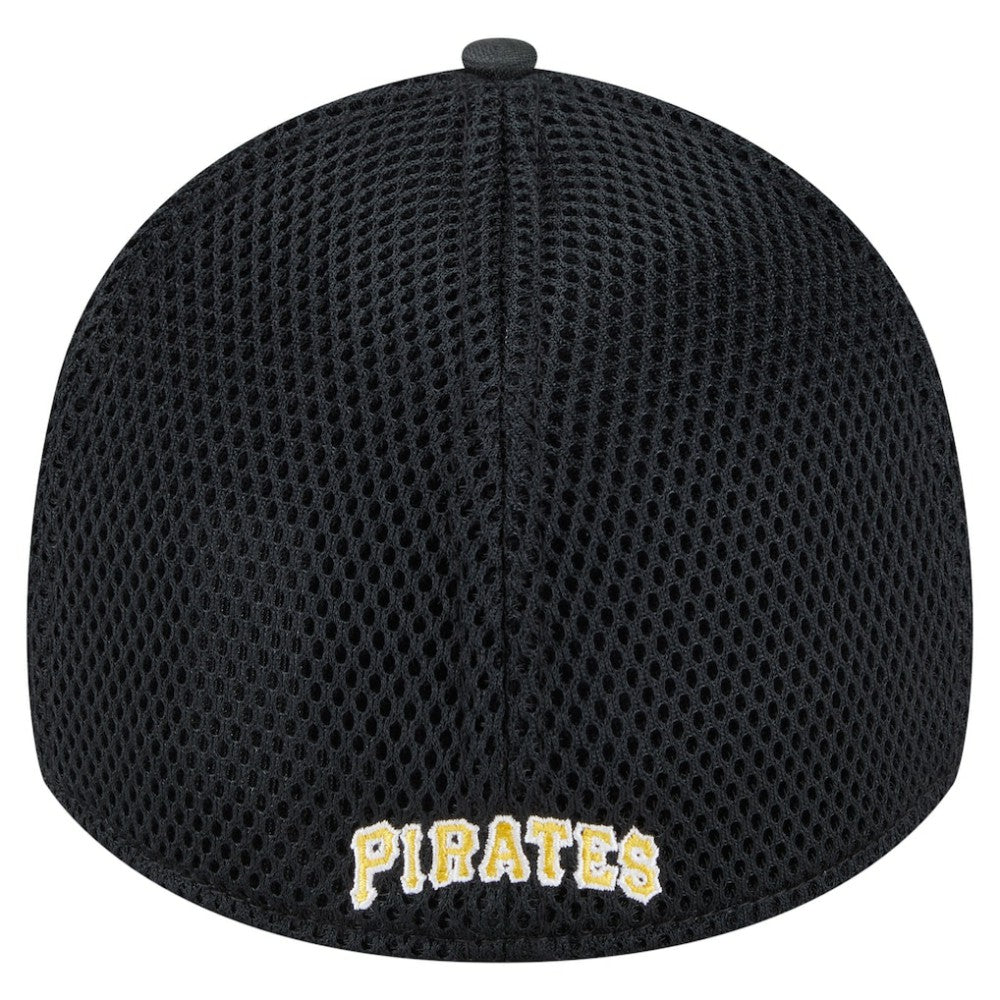 Black Pittsburgh Pirates New Era Subtle Camo 39THIRTY Flex Hat