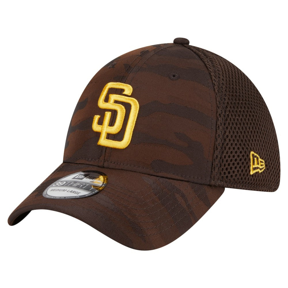 Dark Brown San Diego Padres New Era Subtle Camo 39THIRTY Flex Hat