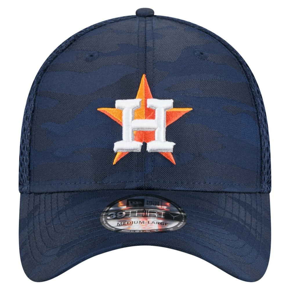 Navy Houston Astros New Era Subtle Camo 39THIRTY Flex Hat