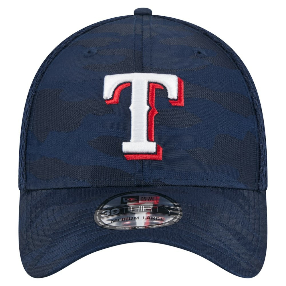 Navy Texas Rangers New Era Subtle Camo 39THIRTY Flex Hat