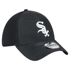 Black Chicago White Sox New Era Subtle Camo 39THIRTY Flex Hat