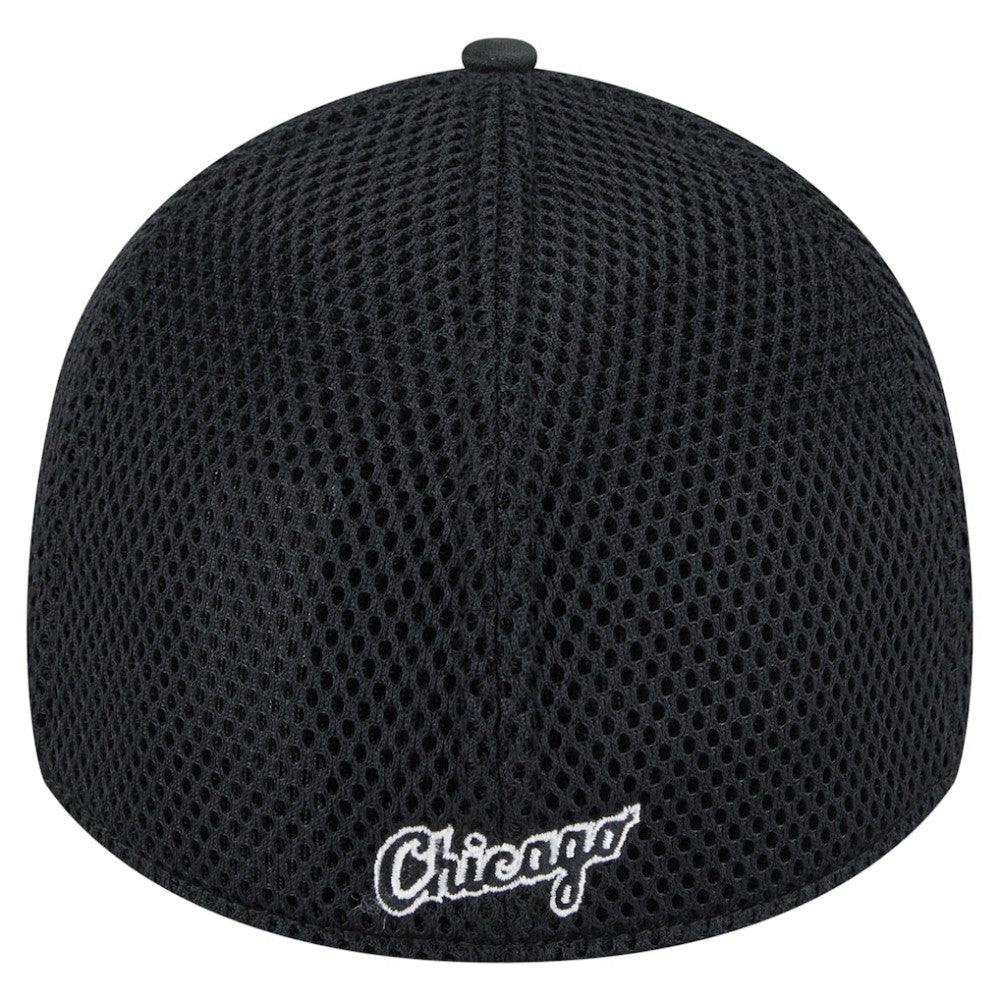 Black Chicago White Sox New Era Subtle Camo 39THIRTY Flex Hat