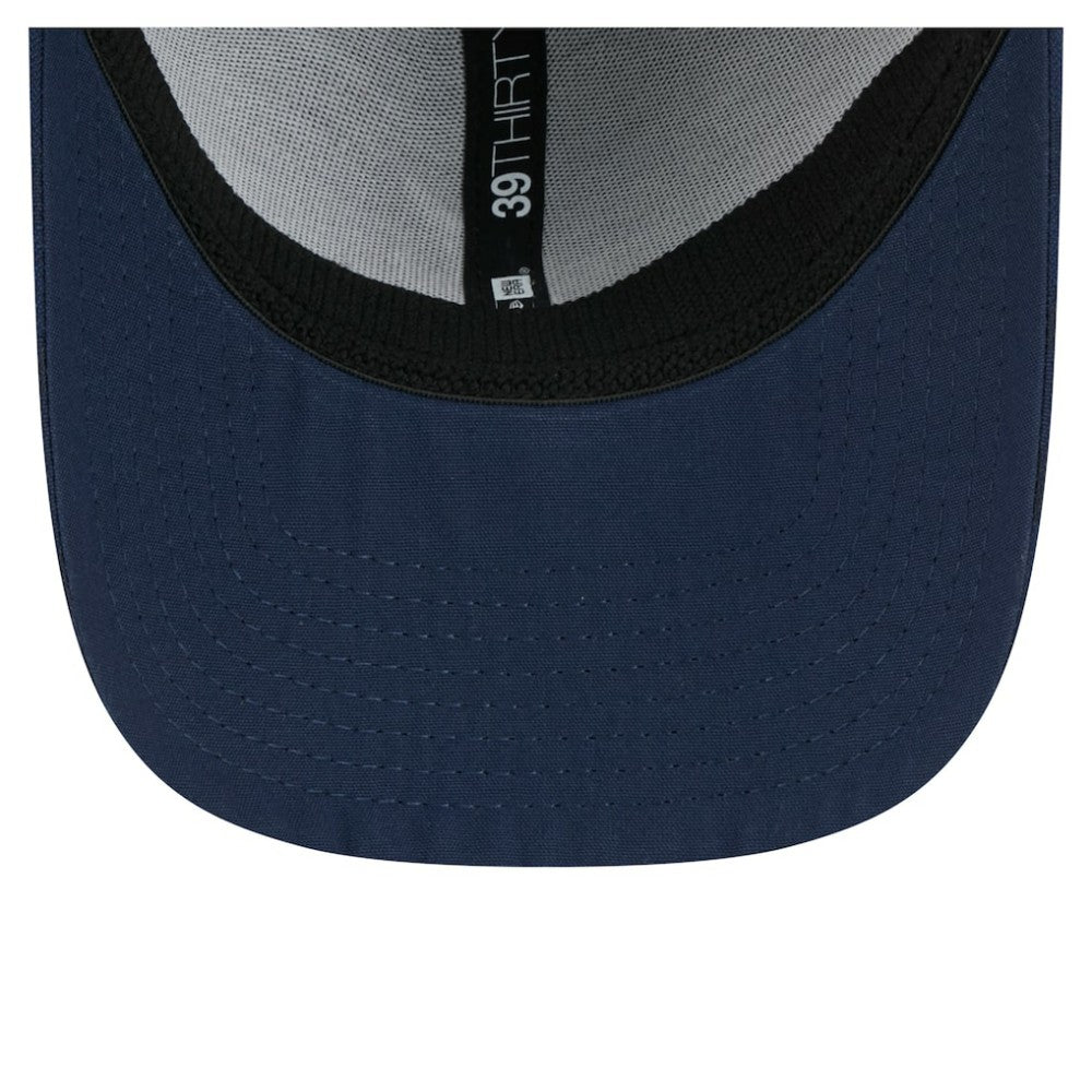 Navy Atlanta Braves New Era Subtle Camo 39THIRTY Flex Hat