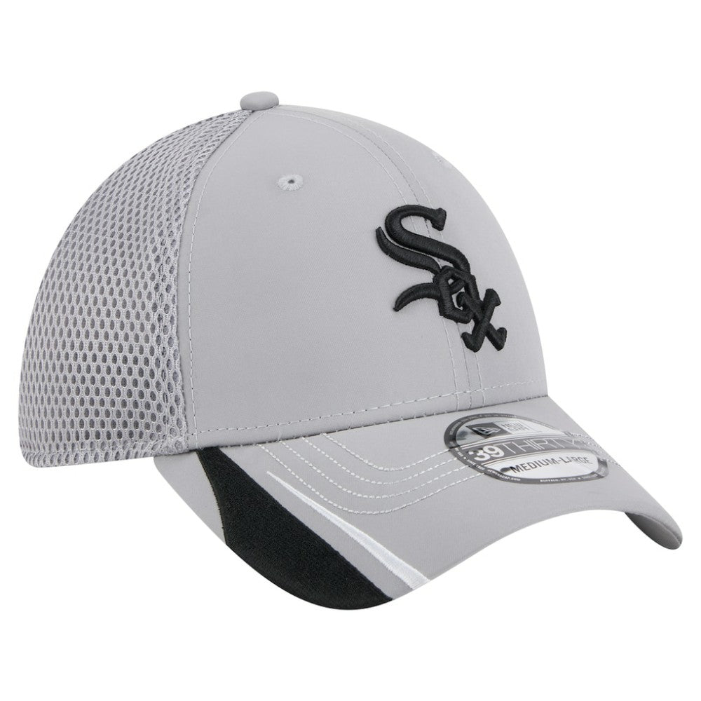 Gray Chicago White Sox New Era Linear 39THIRTY Flex Hat