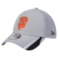 Gray San Francisco Giants New Era Linear 39THIRTY Flex Hat