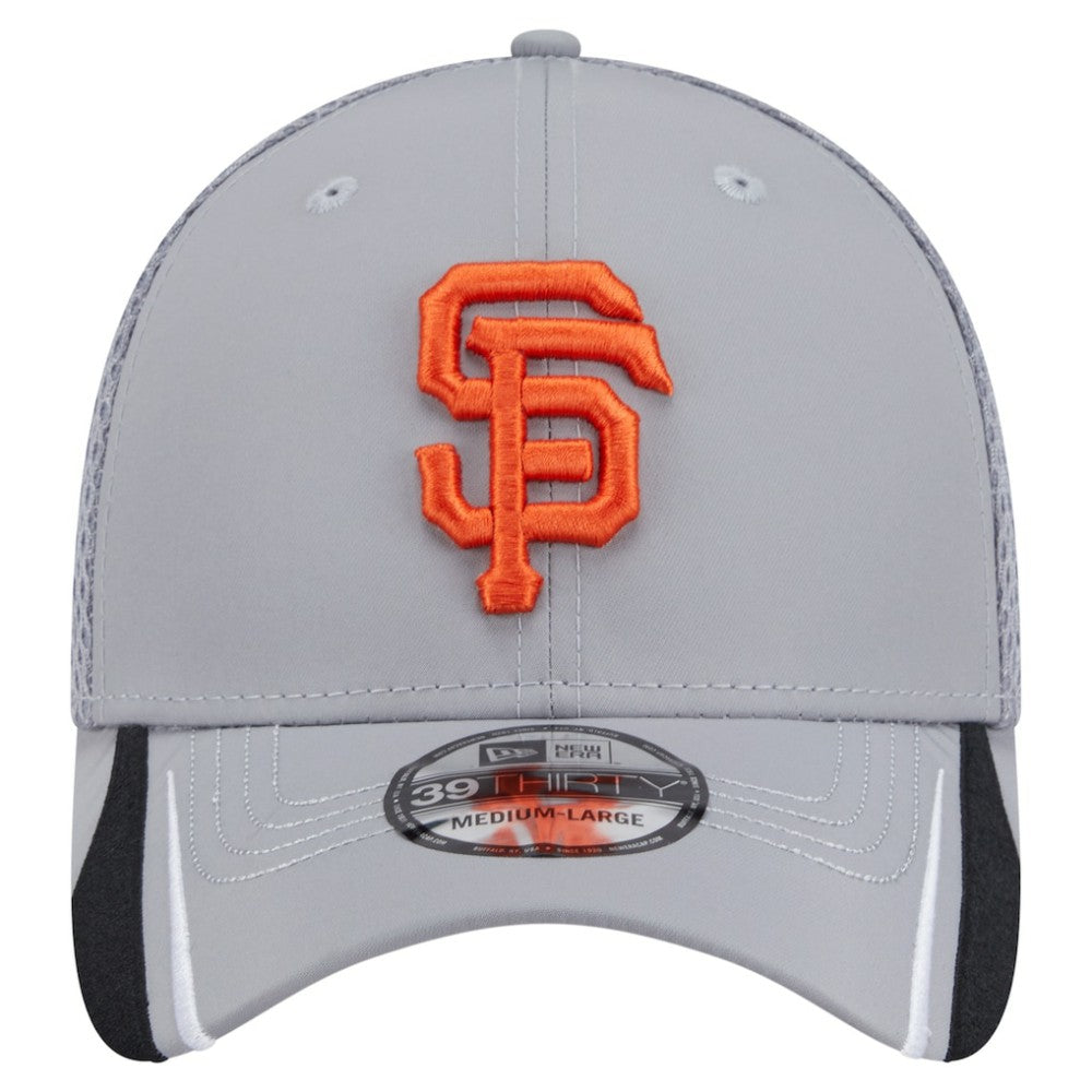 Gray San Francisco Giants New Era Linear 39THIRTY Flex Hat