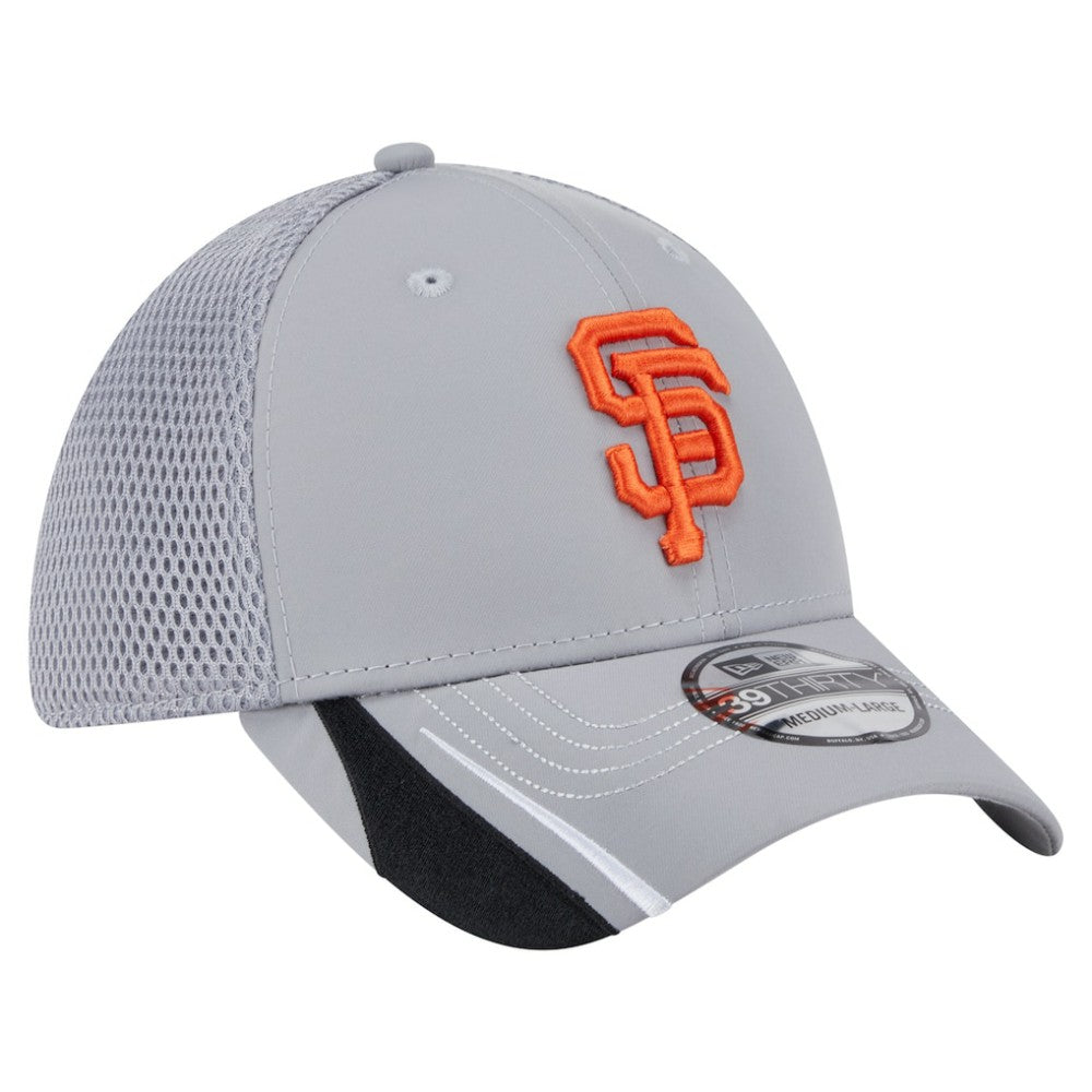 Gray San Francisco Giants New Era Linear 39THIRTY Flex Hat