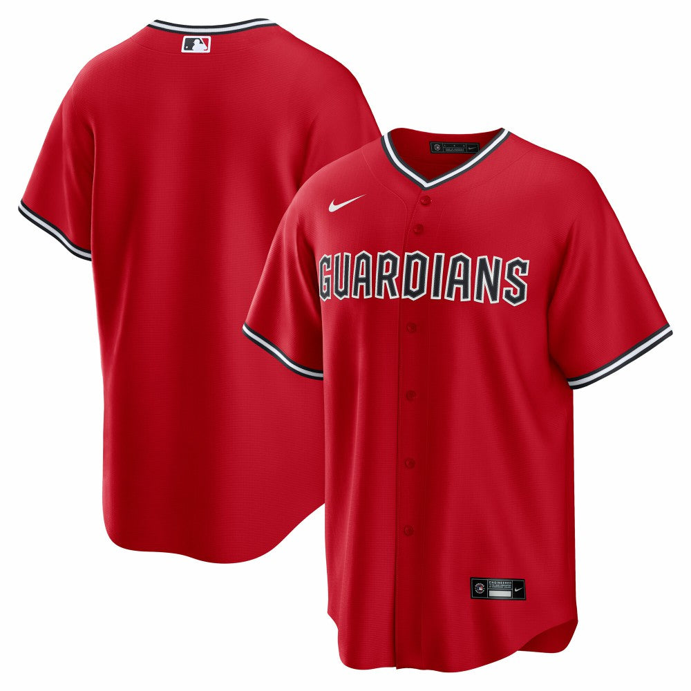 Red Cleveland Guardians Nike Alternate 2 Replica Jersey