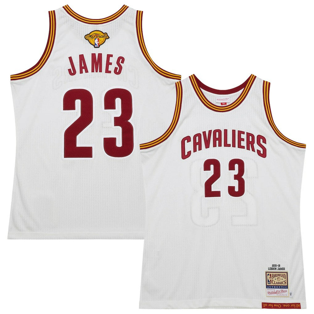 Mitchell & Ness LeBron James Cleveland Cavaliers 2015/16 Hardwood Classics Authentic Jersey sale
