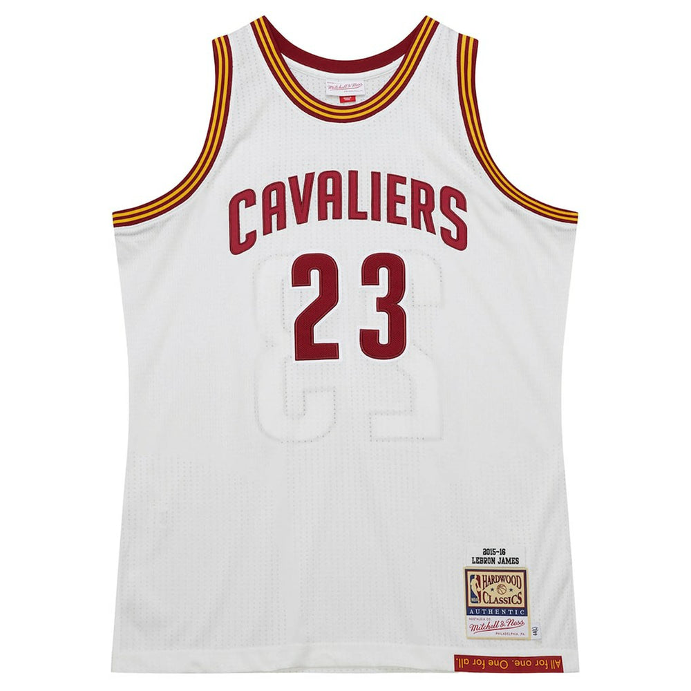 Mitchell & Ness LeBron James Cleveland Cavaliers 2015/16 Hardwood Classics Authentic Jersey sale