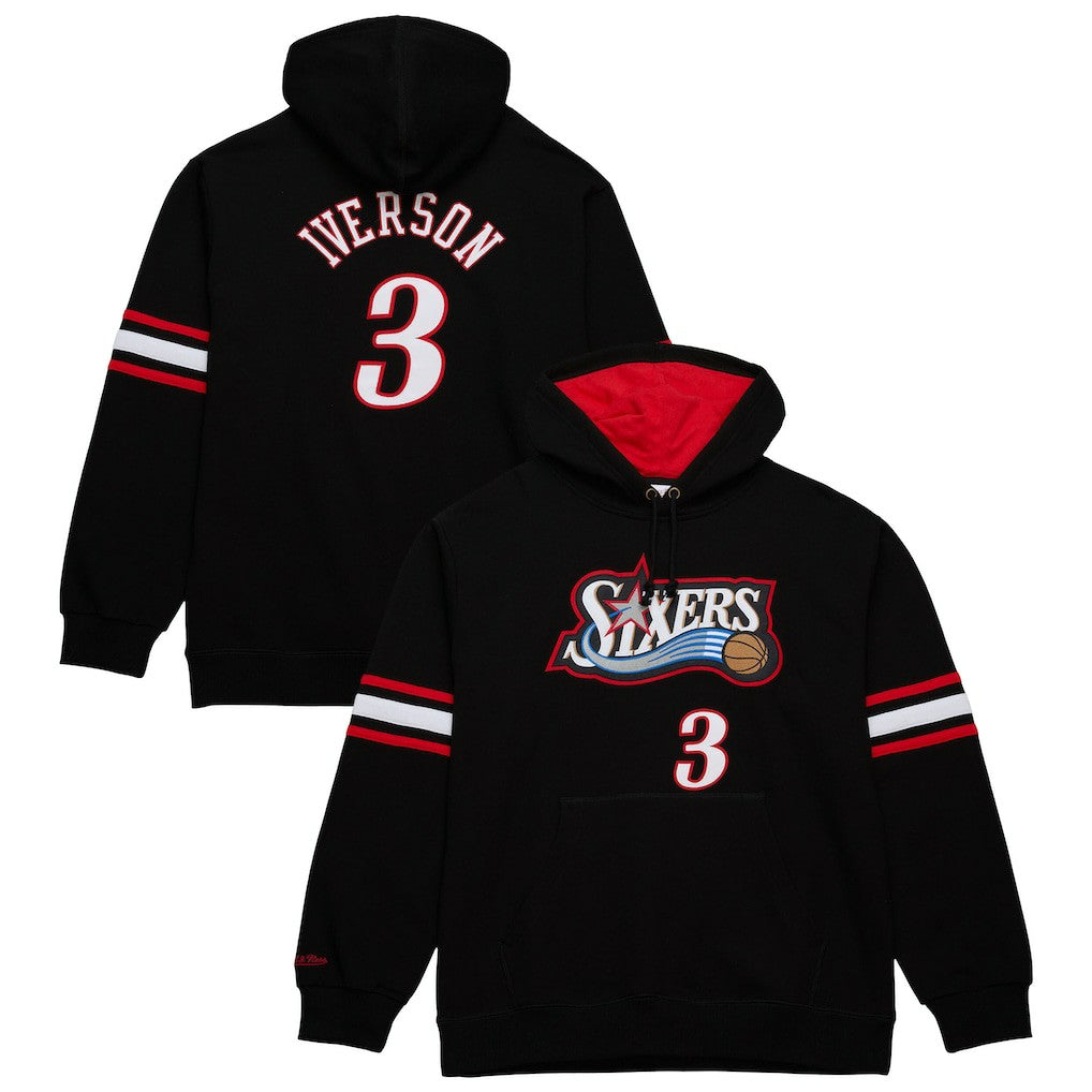 Mitchell & Ness Allen Iverson Philadelphia 76ers Name & Number Pullover Hoodie