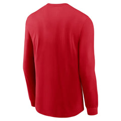 Red Cincinnati Reds Nike Local Logo Swoosh Lockup Long Sleeve T-Shirt