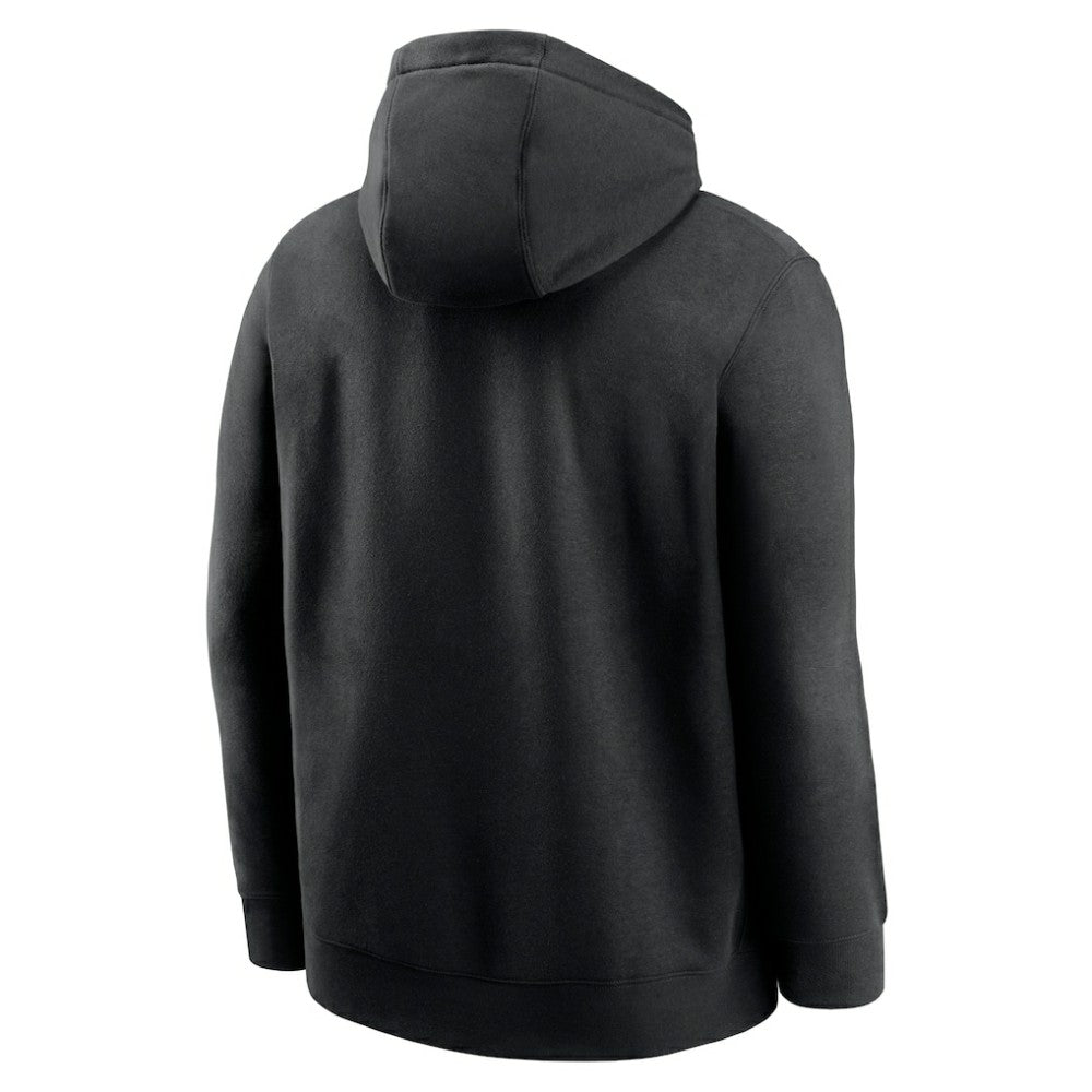 Black Pittsburgh Pirates Nike Club Stack Pullover Hoodie