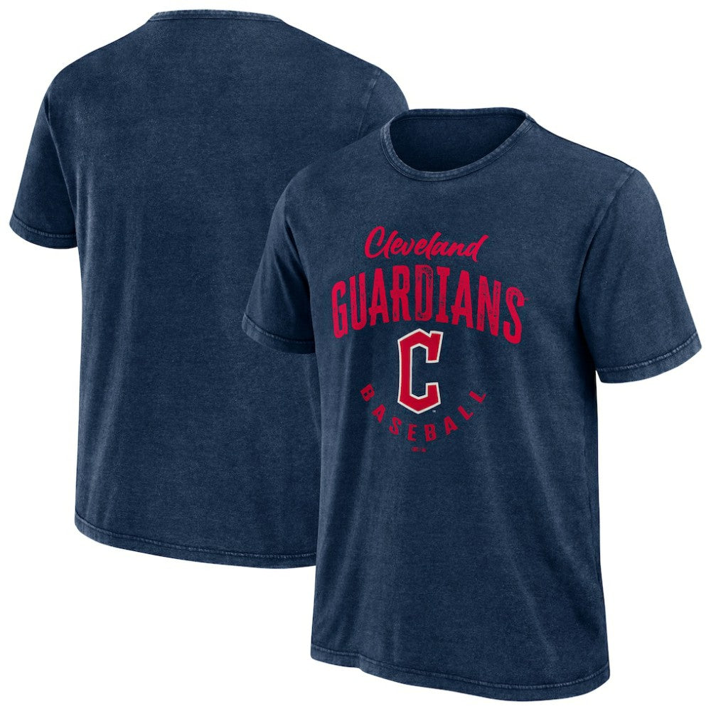 Navy Cleveland Guardians Darius Rucker Collection by Fanatics Cooperstown Collection Washed T-Shirt
