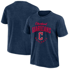 Navy Cleveland Guardians Darius Rucker Collection by Fanatics Cooperstown Collection Washed T-Shirt
