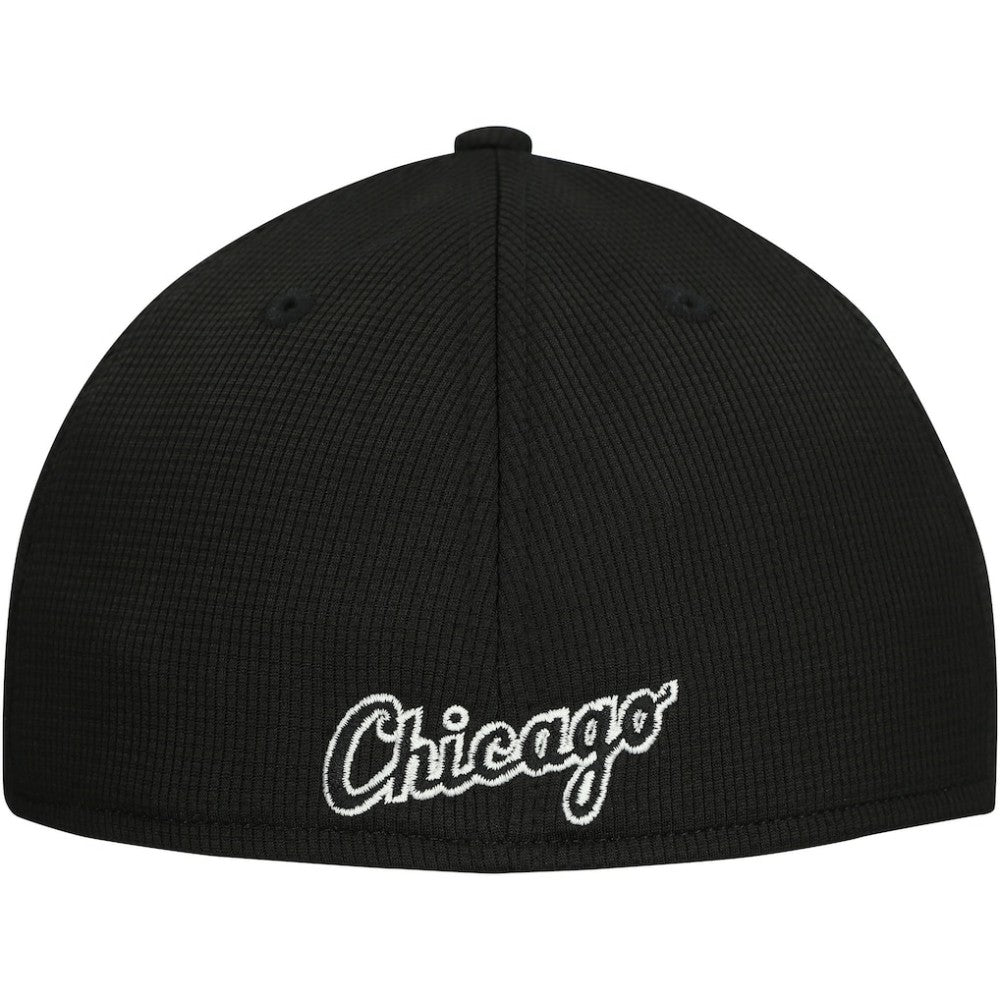 Black Chicago White Sox New Era 2025 Batting Practice 39THIRTY Flex Hat