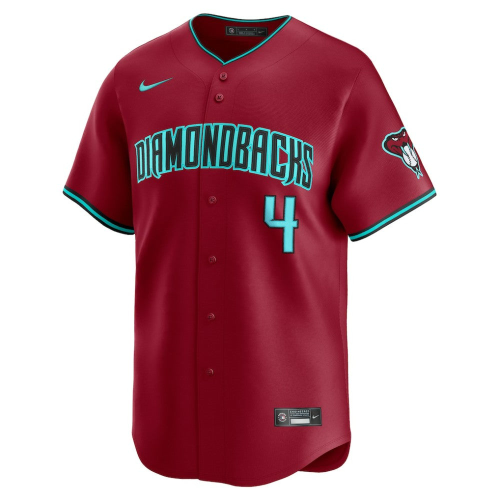 Red Ketel Marte Arizona Diamondbacks Nike Alternate 2 Limited Player Jersey