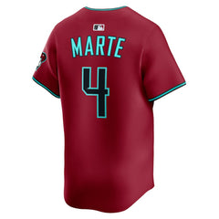 Red Ketel Marte Arizona Diamondbacks Nike Alternate 2 Limited Player Jersey