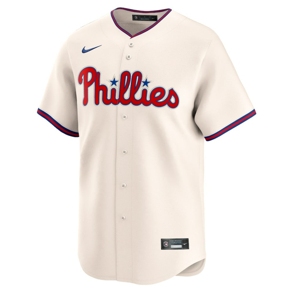 Cream Bryce Harper Philadelphia Phillies Nike Alternate Limited Jersey