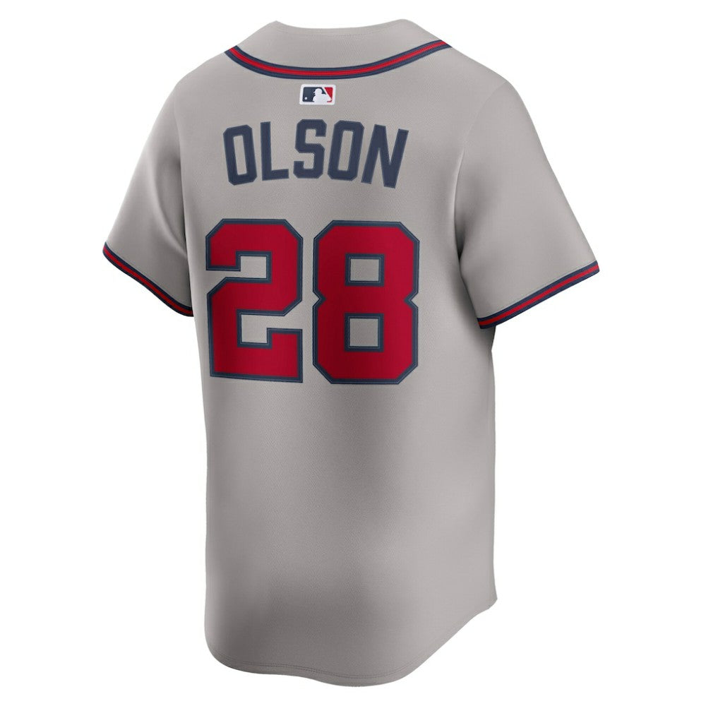 Gray Matt Olson Atlanta Braves Nike Road Limited Player Jersey