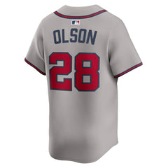 Gray Matt Olson Atlanta Braves Nike Road Limited Player Jersey