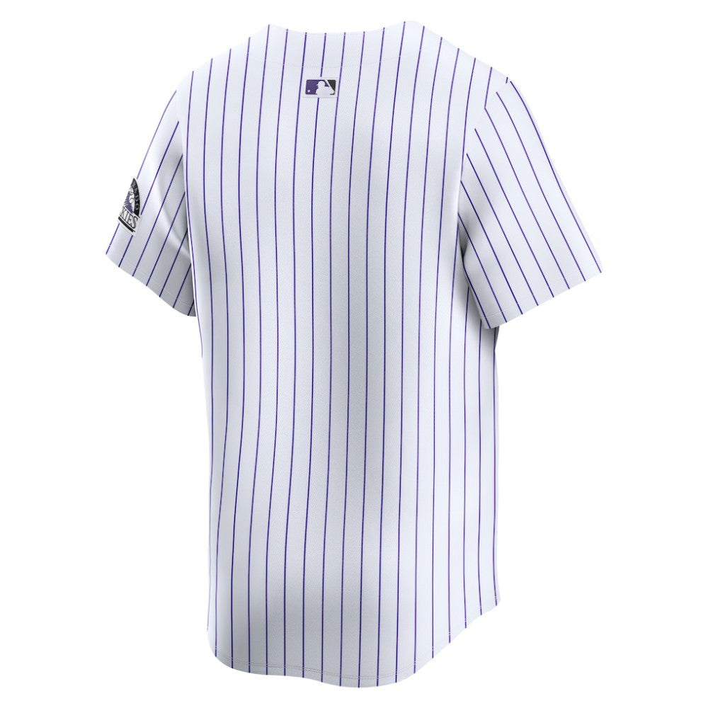 White Colorado Rockies Nike Home Limited Jersey