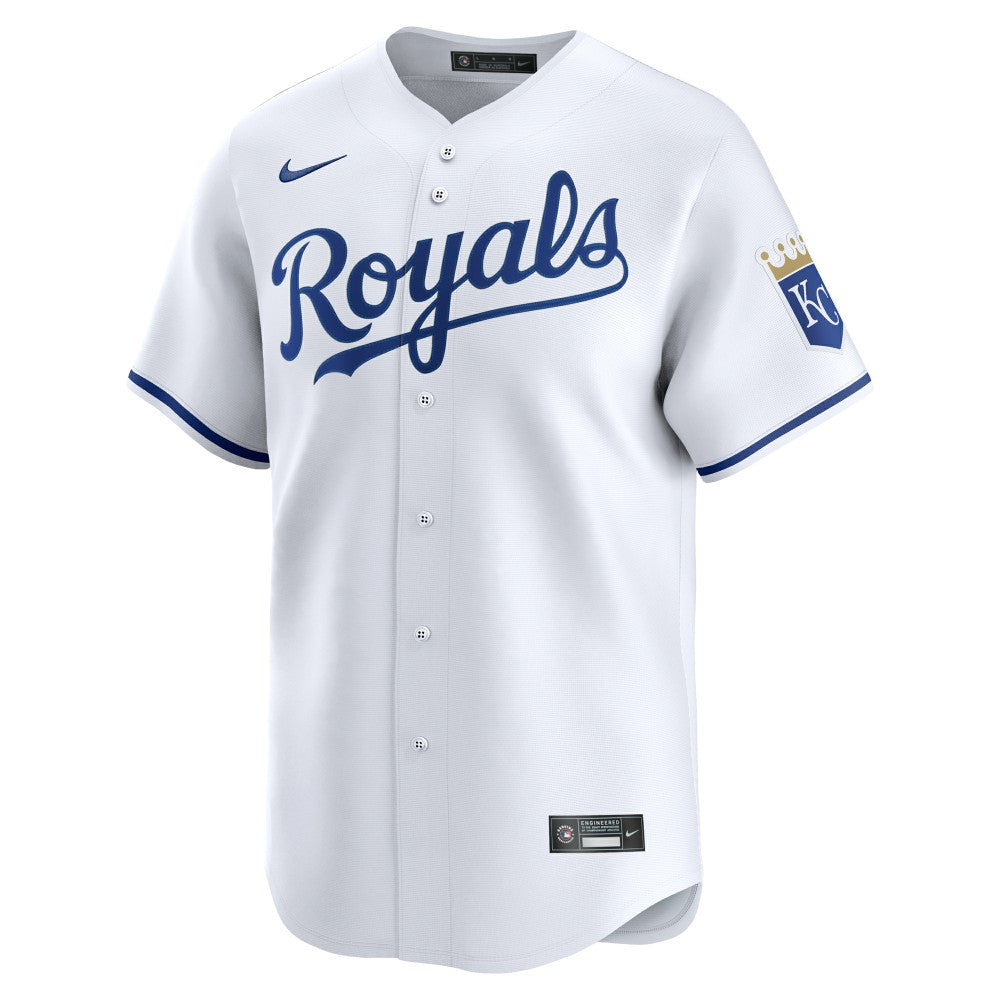 White Kansas City Royals Nike Home Limited Jersey