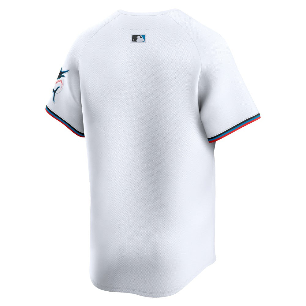 White Miami Marlins Nike Home Limited Jersey