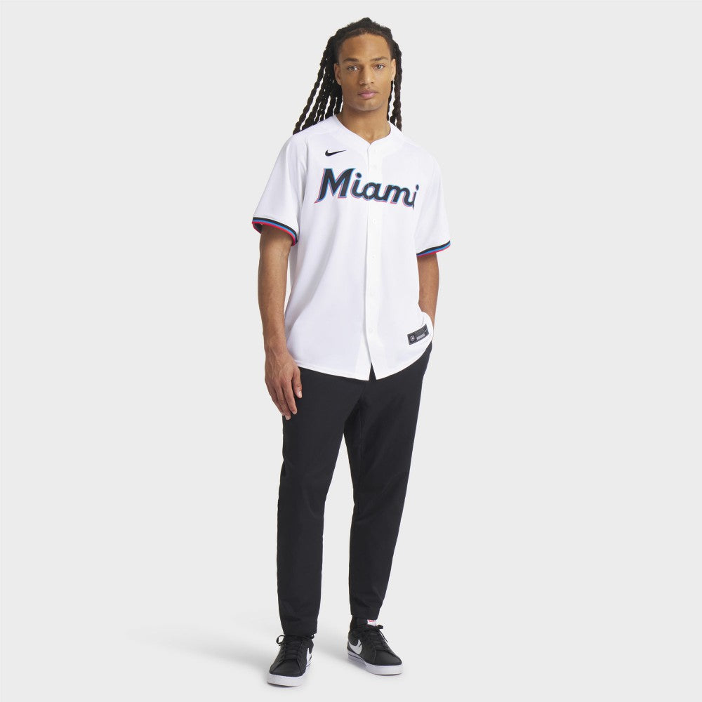 White Miami Marlins Nike Home Limited Jersey