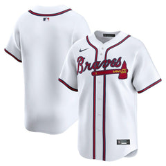 White Atlanta Braves Nike Home Limited Jersey