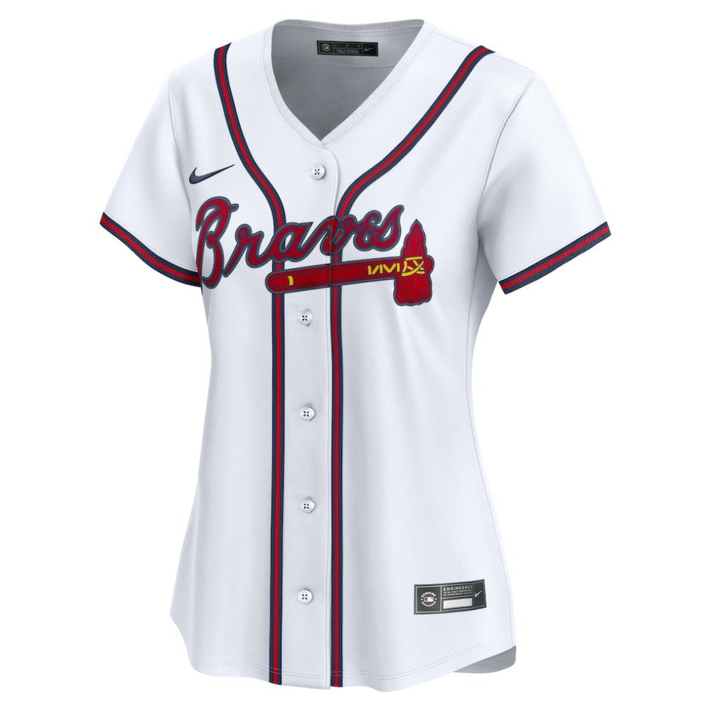 White Atlanta Braves Nike Home Women's Limited Jersey