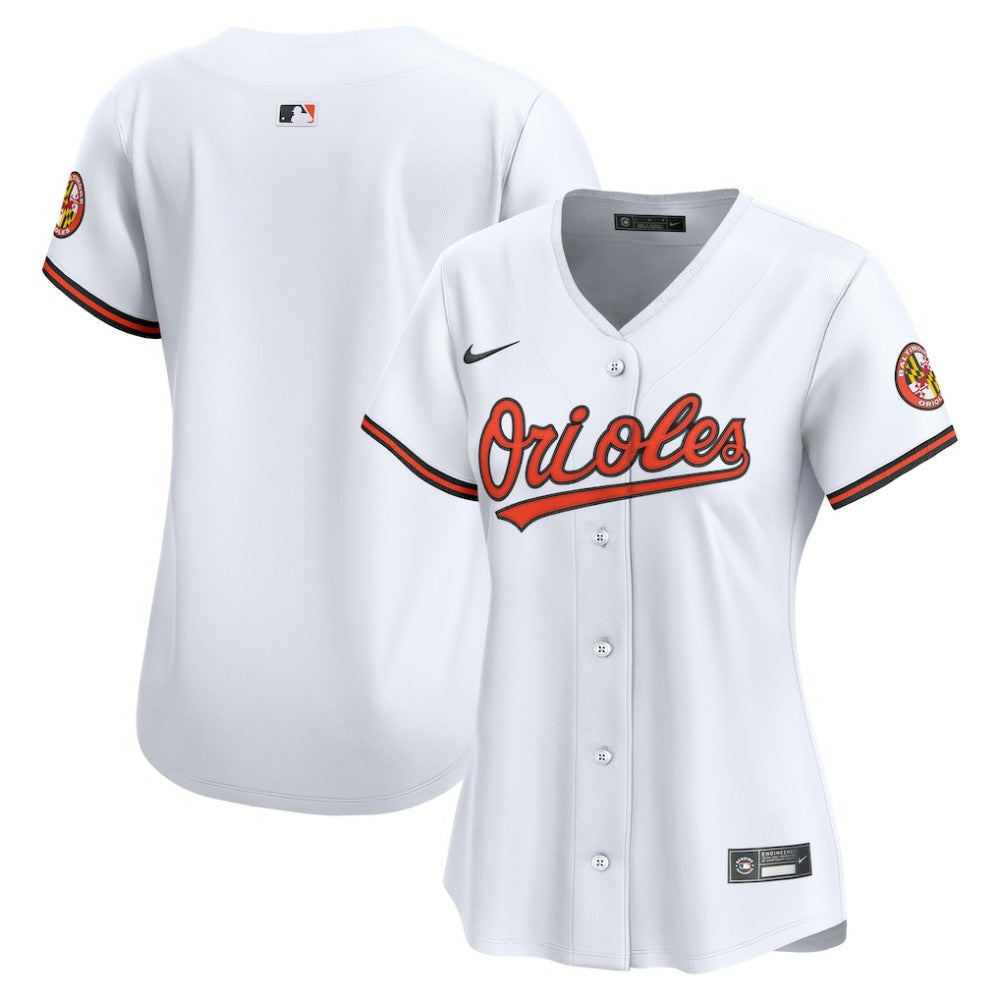 White Baltimore Orioles Nike Women's Home Limited Jersey